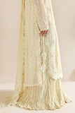 Cross Stitch - Ivory Bloom Chiffon Suit For Women - 4 Piece