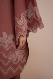 Cross Stitch - Coco Bloom Lawn Suit For Women - Brown - 2 Piece