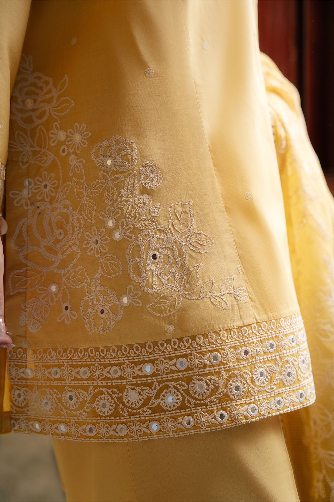 Cross Stitch - Citrine Grace Lawn Suit For Women - 3 Piece - Studio by TCS