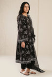 Cross Stitch - Phantom Black Lawn Suit For Women - 3 Piece - Studio by TCS