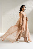 Cross Stitch - Cotton Ivory Dune Suit For Women - Brown - 2 Piece