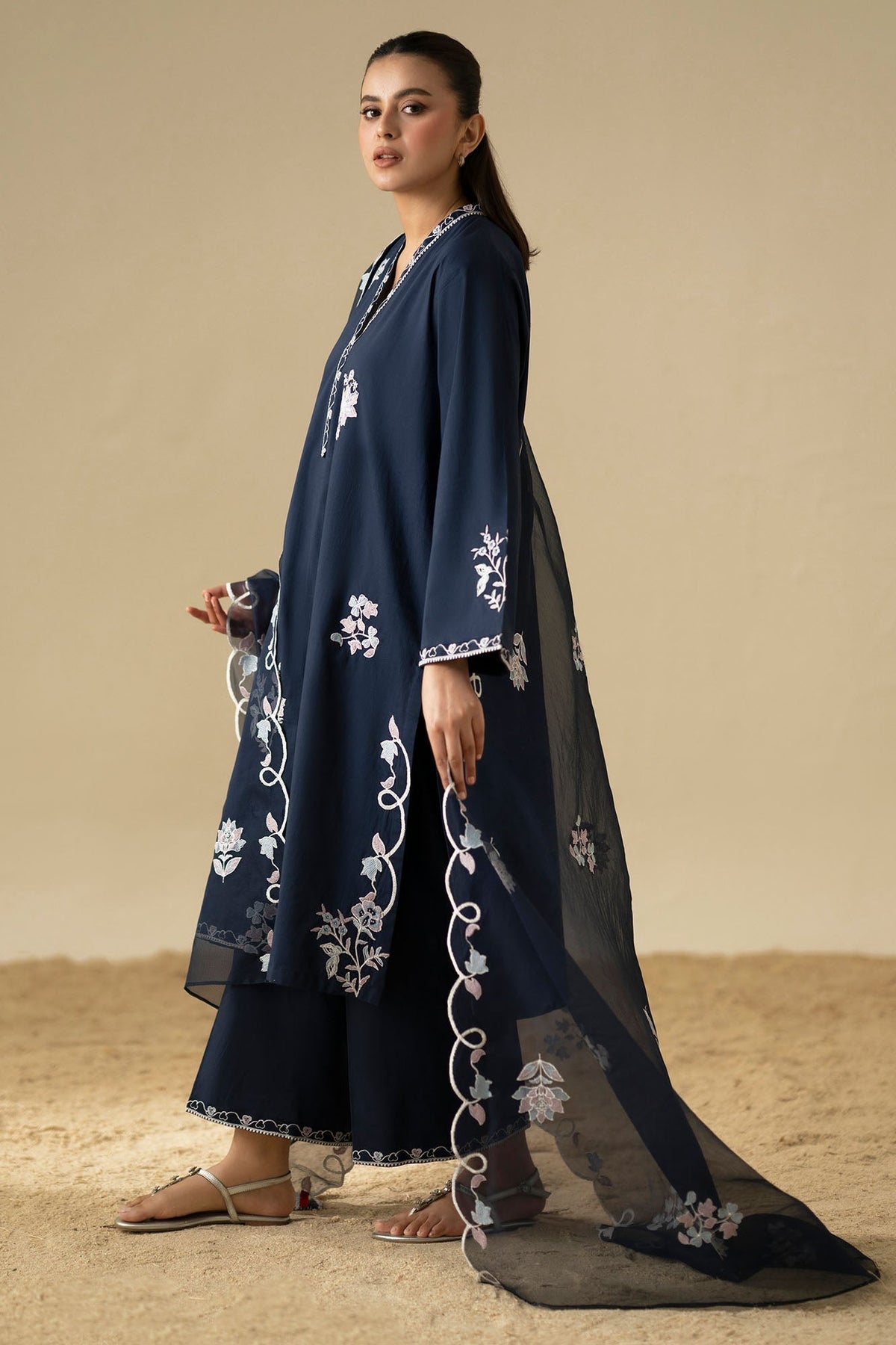 Cross Stitch Azure Grace 3 Piece Suit Blue