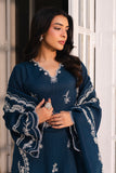 Cross Stitch - Deep Eclipse Net Suit For Women - Blue - 2 Piece