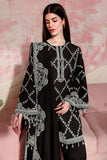 Cross Stitch - Charcoal Charm Printed Lawn Unstitch Suit For Women - 3 Piece