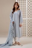 Cross Stitch - Blue Mist Lawn Suit For Women - Blue - 2 Piece
