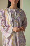 Cross Stitch - Lawn Spring Frizz Suit For Women - Grey - 3 Piece