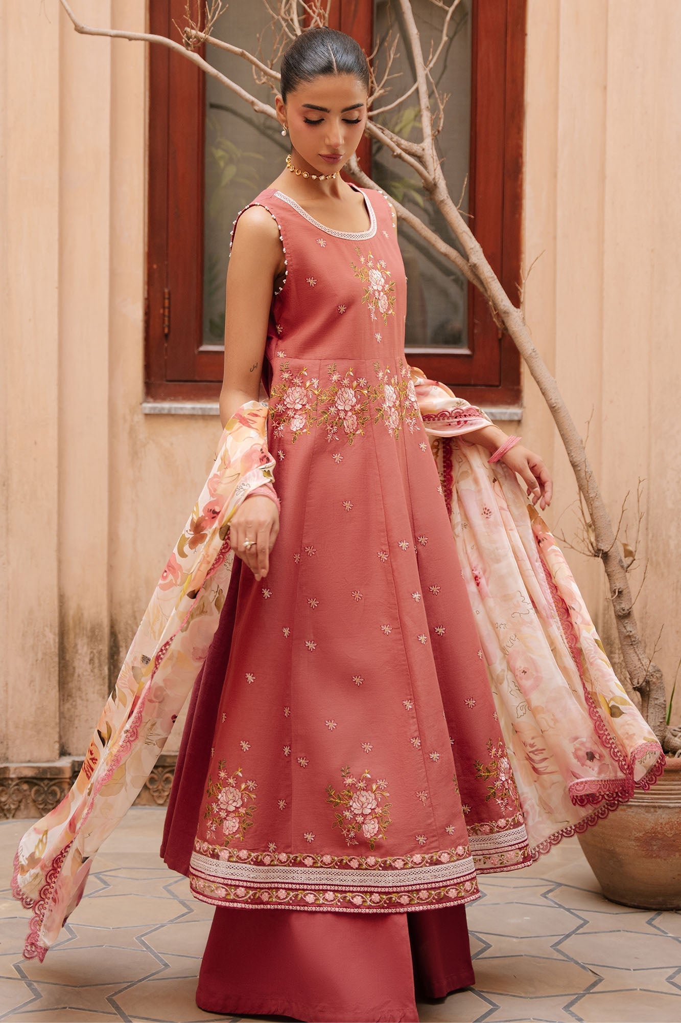 Cross Stitch - Roseate Whisper Lawn Suit For Women - 3 Piece - Studio by TCS