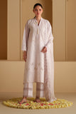 Cross Stitch - Lavender White Chikankari Lawn Suit For Women - 3 Piece