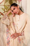 Cross Stitch - Soft Coral Printed Lawn Unstitch Suit For Women - 3 Piece