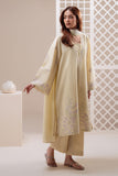 Cross Stitch - Soft Buttercup Lawn Suit For Women - Yellow - 2 Piece