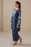 Cross Stitch - Azure Dusk Lawn Suit For Women - Blue - 2 Piece