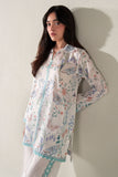 Cross Stitch - Orchid Whisper Lawn Suit For Women - White - 2 Piece