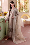 Cross Stitch - Sage Tint Printed Lawn Unstitch Suit For Women - 3 Piece