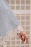 Cross Stitch - Blue Mist Lawn Suit For Women - Blue - 2 Piece