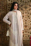 Cross Stitch - Raw Silk Celestial Ice Suit For Women - Gray - 2 Piece