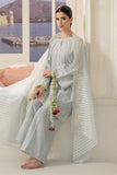 Cross Stitch - Aqua Whisper Lawn Embroidered Suit For Women - 3 Piece