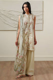 Cross Stitch VINTAGE AURA Unstitched Ivory 3 Piece