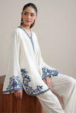 Cross Stitch Ivory Duo 2 Piece Suit White