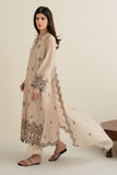 Cross Stitch - Ivory Noir Lawn Digital Suit For Women - 3 Piece