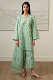 Cross Stitch MINT BLOOM Unstitched Green 3 Piece