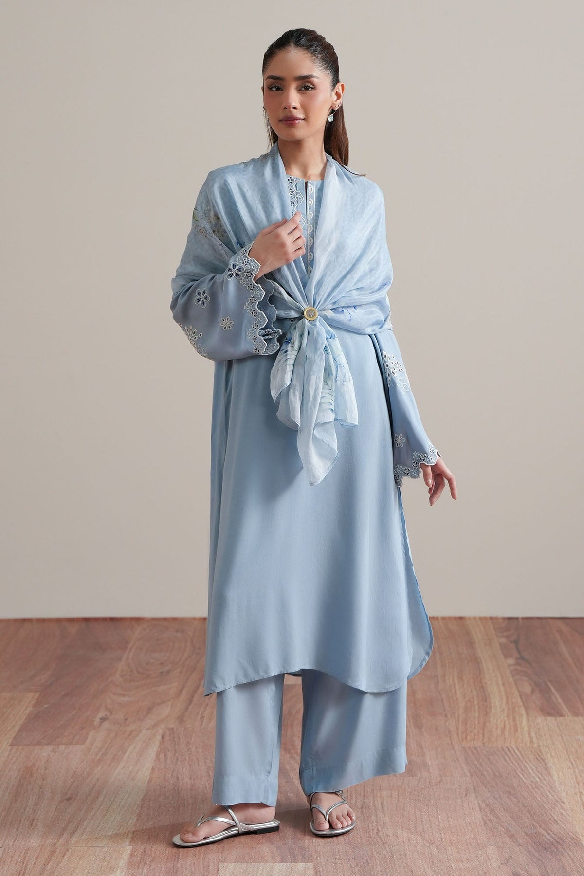 Cross Stitch Blue Sway 2 Piece Suit Blue