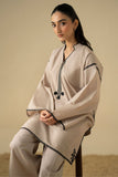 Cross Stitch Sand Dune 2 Piece Suit Beige