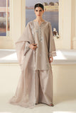 Cross Stitch - Soft Umber Lawn Embroidered Suit For Women - 3 Piece