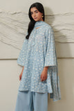 Cross Stitch SERENE BLUE Unstitched 3 Piece