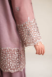 Cross Stitch - Wistful Mauve Silk Unstitch Suit For Women - 3 Piece