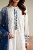 Cross Stitch Porcelain Petal 2 Piece Suit White