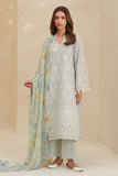 Cross Stitch - Arctic Ice Chikankari Lawn Unstitch Suit For Women - 3 Piece