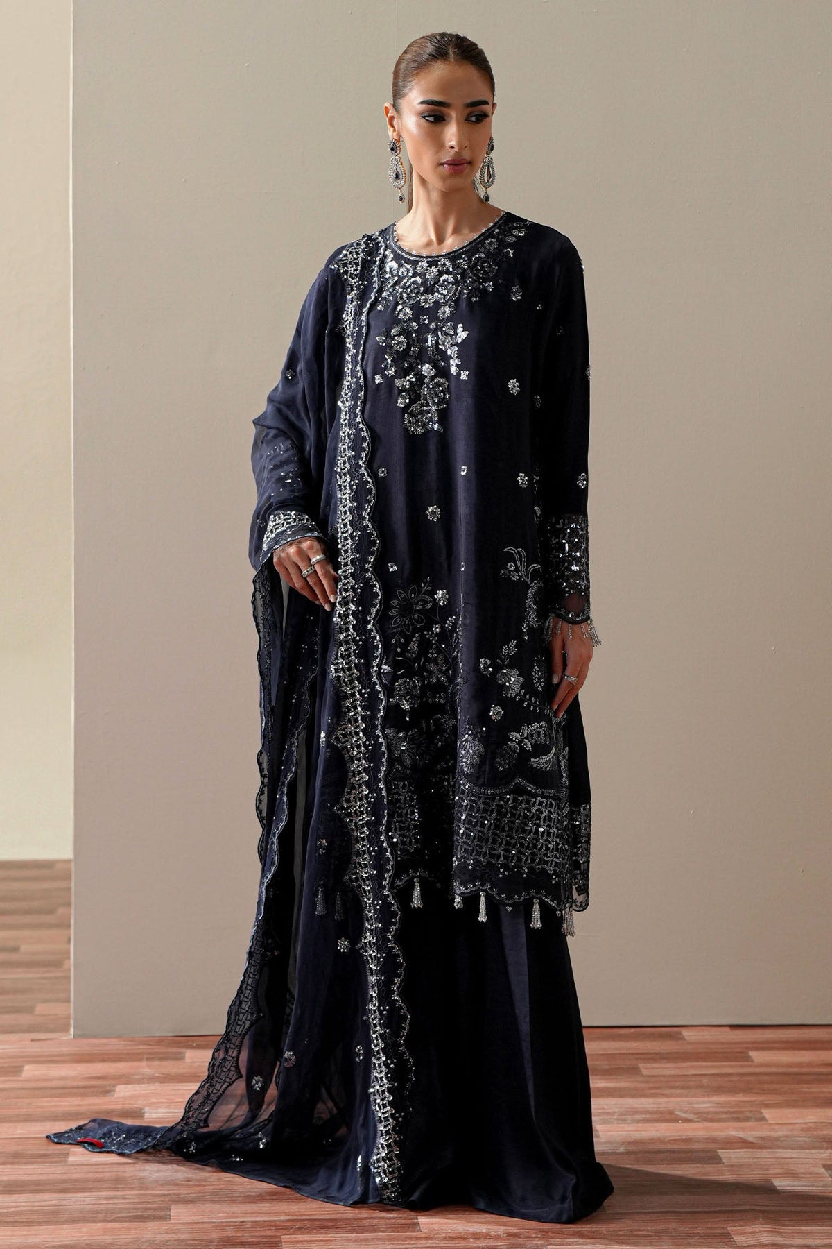 Cross Stitch Celestial Blue Unstitched Blue 3 Piece