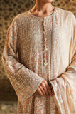 Cross Stitch - Chiffon Rose Quartz  Suit For Women - Peach - 2 Piece