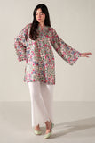 Cross Stitch - Coral Bloom Printed Lawn Shirt For Women - Beige - 1 Piece
