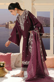 Cross Stitch - Berry Mist Lawn Embroidered Suit For Women - 3 Piece