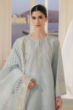 Cross Stitch - Aqua Whisper Lawn Embroidered Suit For Women - 3 Piece