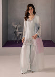 Allure By Ih - Core Tussel Silk Suit For Women - Powder Blue - 3 Piece