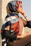 Black Wolf - SAACHI ART SILK HIJAB - BLACK - 1 Piece