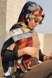 Black Wolf - SAACHI ART SILK HIJAB - BLACK - 1 Piece