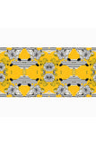 Black Wolf - YELLOW BLACK WHITE CHEVRON SILK HIJAB - 1 Piece