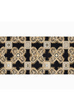 Black Wolf - ELEGANT LINE SILK HIJAB - BLACK - 1 Piece