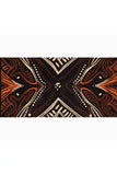 Black Wolf - AFRICAN ART SILK HIJAB - BLACK - 1 Piece