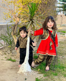 Kidoz Kloset - Lady Bug Dhoti Set For Girl