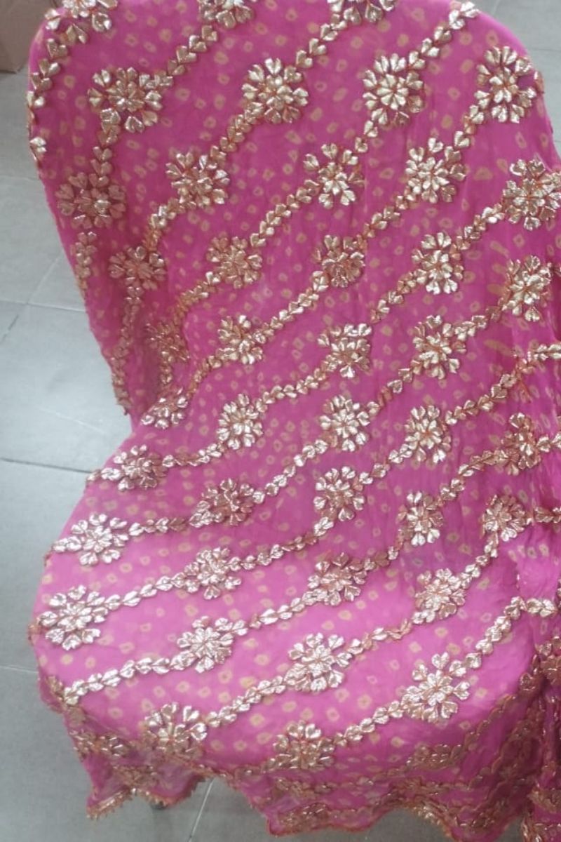 Designs by Amina - Gota Work - Chiffon - 2 Piece - Unstitch - 04