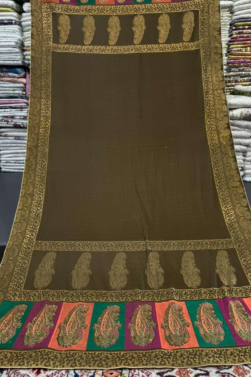 Designs By Amina - Block Print Work Shawl 1