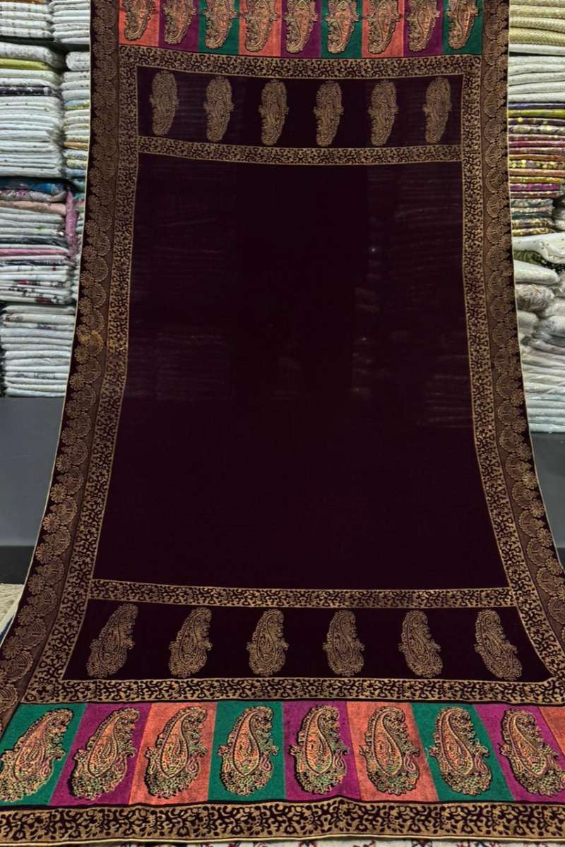 Designs By Amina - Block Print Work Shawl 16