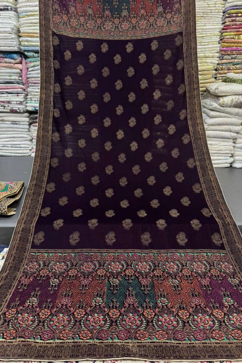 Designs By Amina - Block Print Work Shawl 12