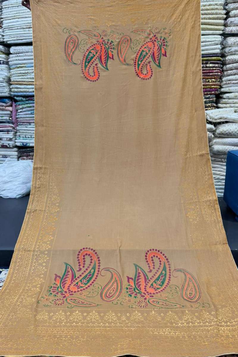 Designs By Amina - Block Print Work Shawl 3