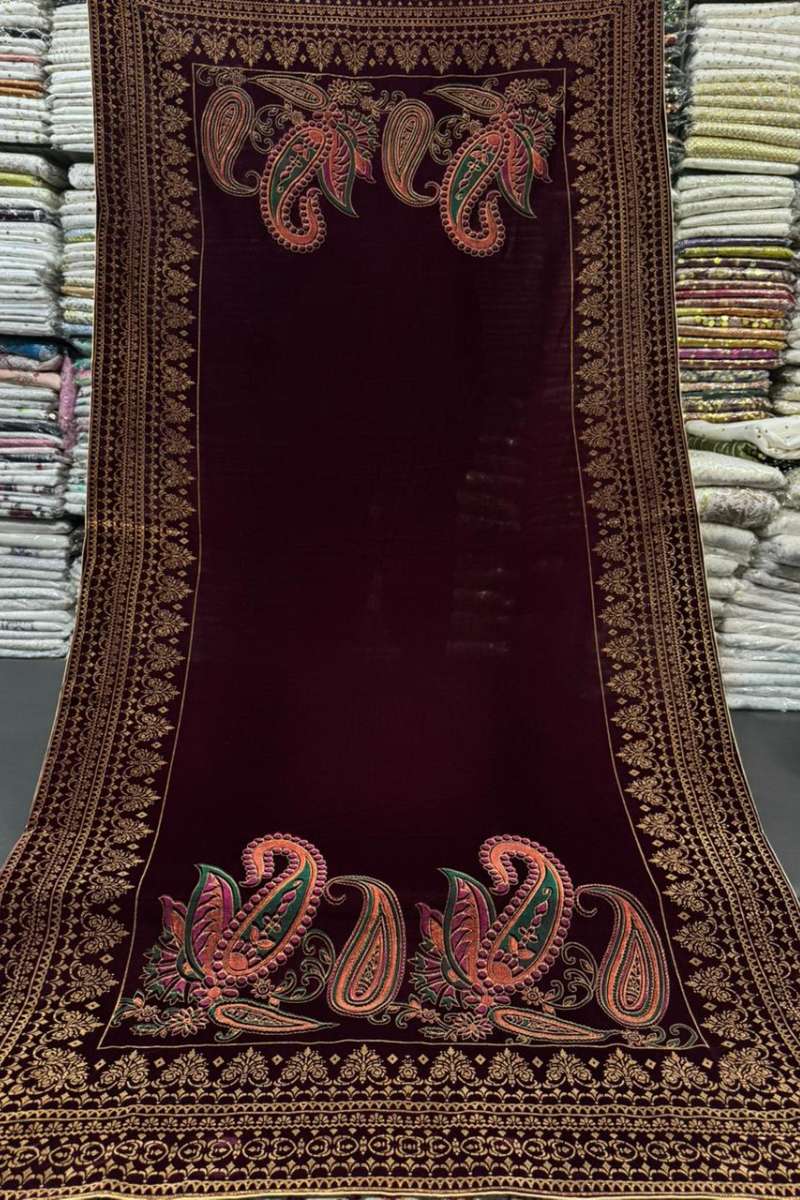 Designs By Amina - Block Print Work Shawl 5