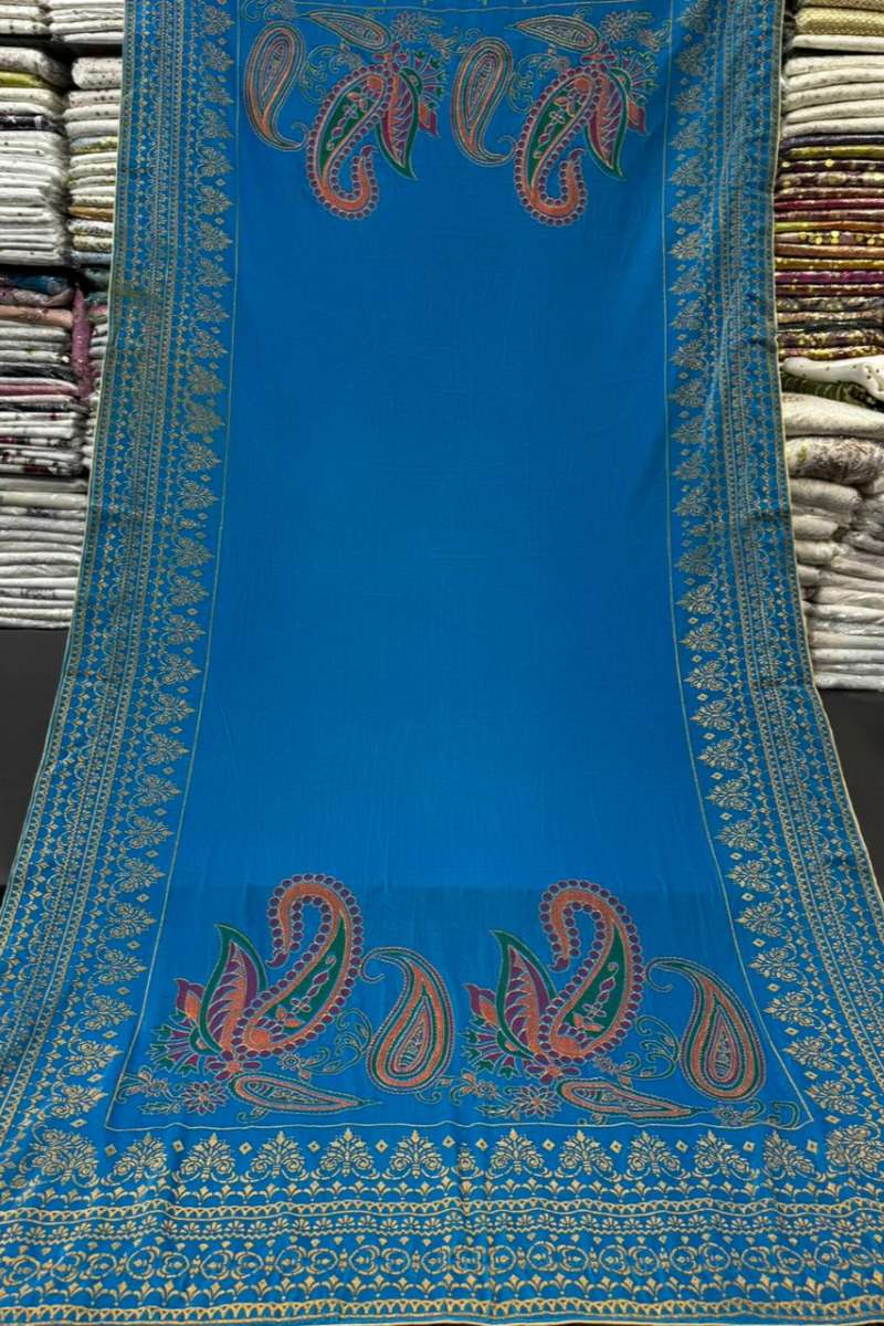 Designs By Amina - Block Print Work Shawl 6